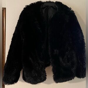 Simply Vera Wang Faux Fur Jacket